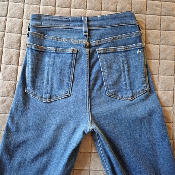 Rag & Bone Women's Nina High Rise Ankle Cigarette Jeans Size 25 Inseam 27 - Picture 5 of 8